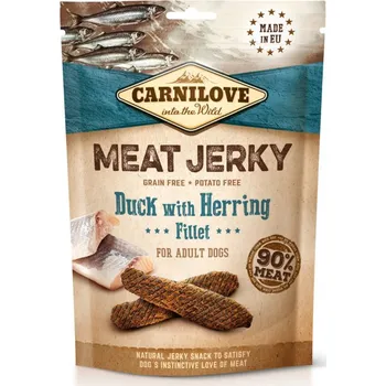 Carnilove Jerky kachní filet se sleděm 100 g