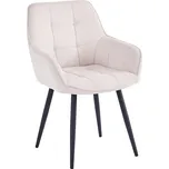 MOB Designové křeslo Tempo Kondela Morkenus (béžová + černá)