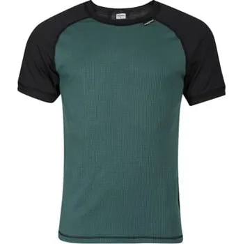 Pánské tričko MS TKR pánské funkční tričko s krátkým rukávem černá (šedá)/zelená (šedá XXL