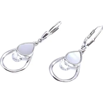 Náušnice Jan Kos jewellery Stříbrné náušnice s perletí MHT-3412/ST00