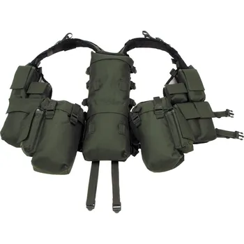 Neprůstřelná vesta Vesta taktická s 12 kapsami ZELENÁ