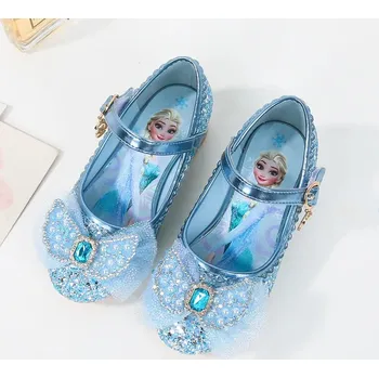 Dívčí baleríny Třpytivé baleríny Barva: Modrá, Velikost: 27