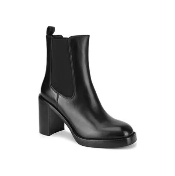 Dámské kozačky Polokozačky Gino Rossi WGA3286-1Z Černá 37