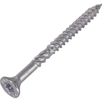 Vrut HPM TEC RAPI-TEC 2010 4,0x50/30+R - stavební vrut do dřeva, polozávit, pozink, zápustná hlava, TORX T20