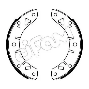 Auto-moto Sada brzdových čelistí CIFAM 153-007