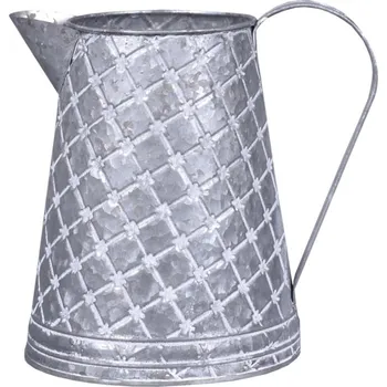 Váza Džbán CÍN plechový 21x16x19cm