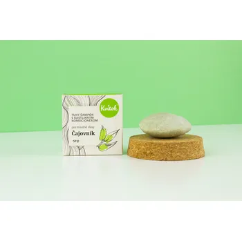 Vlasová kosmetika Kvítok Tuhý šampón s kondicionérem Čajovník Velikost: 50g