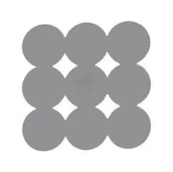 Protiskluzová podložka Protiskluzová podložka do sprchy GEDY GIOTTO 985555, 550×550 mm