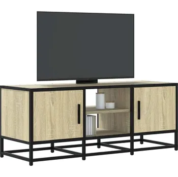 Nábytek vidaXL TV skříňka 100 x 35 x 41 cm kompozitní dřevo a kov [848838] Barva: dub sonoma
