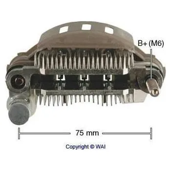 Alternátor Diodový blok alternátoru Mitsubishi A5T07091