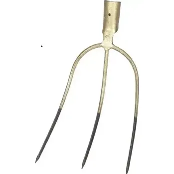 Vidle Vidle na balíky Kerbl bez násady 3 hroty (KP-50106KER) (Vidle na balíky Kerbl, ručně kované, 3 hroty, bez násady s pouzdrem na násadu Ø 38 mm, vyrobeno z kvalitní oceli, ručně kované a kalené, rozměry 260 x 200 mm. )