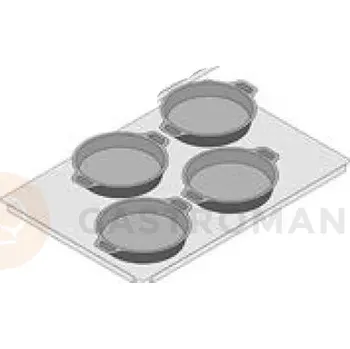 Plech na pečení Tác GN 1/1 pro malé formy smažení a pečení | RATIONAL, 60.73.212