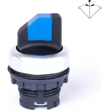 tlačítko Noark 105527 Ex9P1 SS3 b Hlavice přepínače třípolohová, bez aretace, modrá (Noark 105527 Ex9P1 SS3 b)