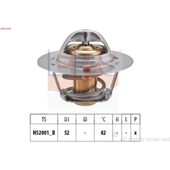 Chladič motoru Termostat, chladivo EPS 1.880.364S