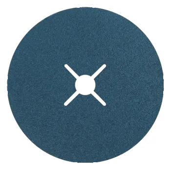 Brusný kotouč Fíbrový brusný kotouč HERMAN FR-10, zirkon, na nerez (průměr 125 mm / zrnitost P60 / 1ks)