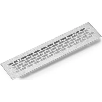 Větrací mřížka Hliníková větrací mřížka nerez XS, 60x245mm