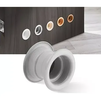 Větrací průchodka plastová kulatá - šedá