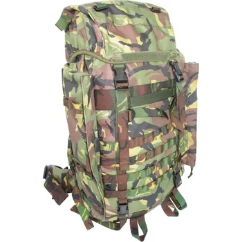 turistický batoh ARMÁDNÍ ORIGINÁL HOLANDSKO Batoh 60L s výztuhou Molle DPM Woodland Holandsko originál