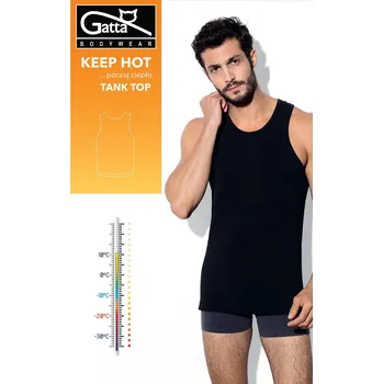 Pánské tílko Pánský nátělník Gatta 42114 Tank Top Keep Hot Men černá L