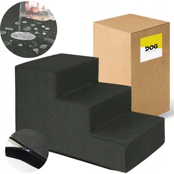 Železářství Schůdky pro psa Dogguru 3 stupně, 30 cm, nosnost 20 kg