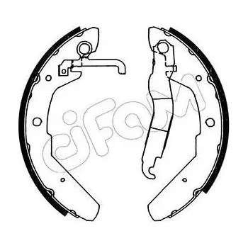 Auto-moto Sada brzdových čelistí CIFAM 153-464