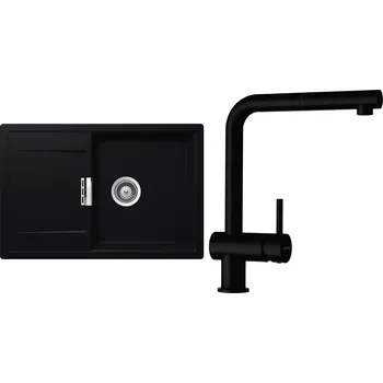 Granitový dřez Set Schock S7-2 (dřez Mono D-100 Puro + baterie Epos.120 Puro)