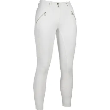 Jezdecké kalhoty HKM Rajtky jezdecké Lia HKM, s gripem, dámské, bílé 40