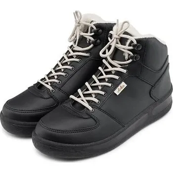 Dámské tenisky MOLEDA Huňaté Prestižky Vlnka vysoké černá velikost obuv dospělí 40