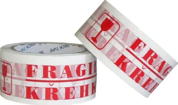 Lepicí páska Reas Pack Balicí LP nehlučná potištěná 48 mm x 66 m fragile/křehké