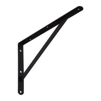Nábytkové kování WSWP 400 C vystužená ocelová konzole 400x250 černá (10 ks)