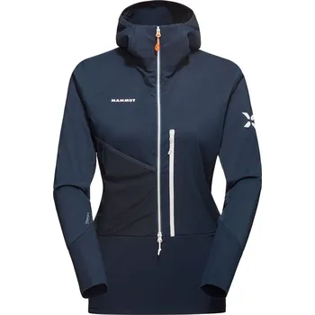 Mammut Mammut Eiger Speed ML Hybrid Half Zip Hoodie Women Barva - Velikost: Modrá tmavá - S