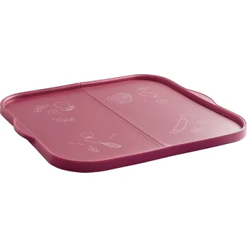 Plech na pečení Coox Skládací silikonový plech na pečení (červená)