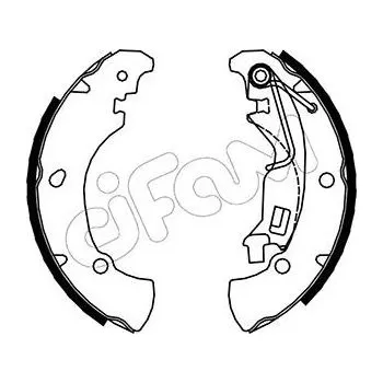 Brzdová čelist Sada brzdových čelistí CIFAM 153-084