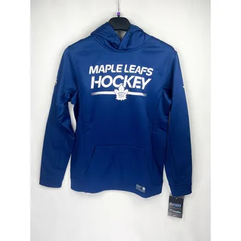 Chlapecká mikina Outerstuff Dětská mikina Toronto Maple Leafs NHL Authentic Pro Hoodie Po Hood Velikost: Dětské S (6 - 9 let)