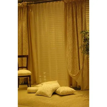 Stoeckel závěs metráž 21015 Konfekt 090 svetle zelena (5,90 m) sire 135 cm