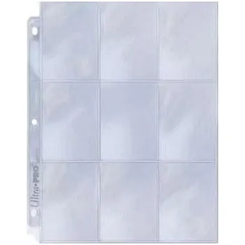 Sběratelství Folie na 9 karet SILVER 1 ks (3 dírkové)