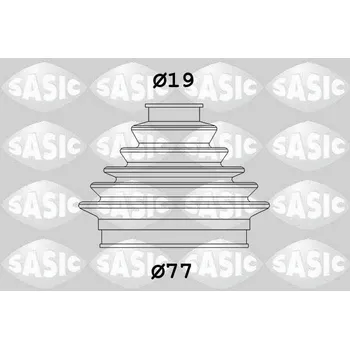 Manžeta ke kolu Sada měchů, hnací hřídel SASIC 2003408