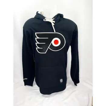 Pánská mikina Mitchell & Ness Pánská mikina Philadelphia Flyers NHL Thermal Lightweight Hoodie Current Logo Velikost: M