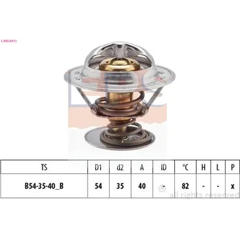Chladič motoru Termostat, chladivo EPS 1.880.641S