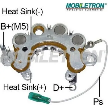 Alternátor Diodový blok alternátoru Hitachi LR140-721