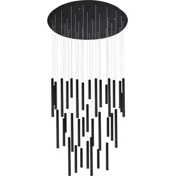 Moderní lustr Ilios 36 stmívatelný černá