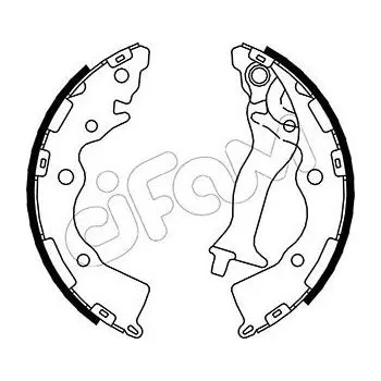 Auto-moto Sada brzdových čelistí CIFAM 153-182