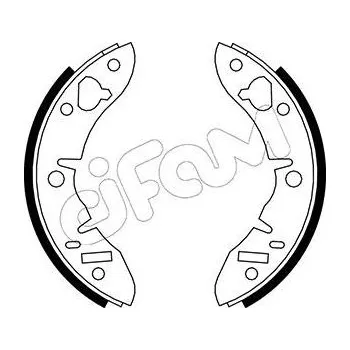 Auto-moto Sada brzdových čelistí CIFAM 153-003