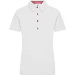 James&Nicholson Dámská polokošile JN715 White-Red M