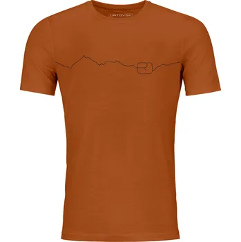 Pánské tričko Pánské Tričko Ortovox 150 Cool Mountain T-shirt Men's Barva: Bristle Brown, Velikost: S