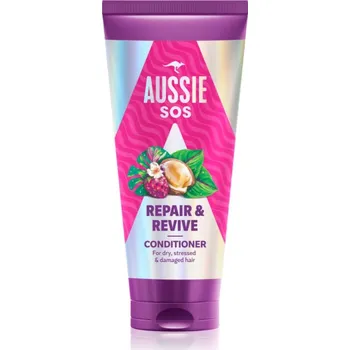Aussie SOS Repair & Revive vyživující kondicionér pro namáhané vlasy a vlasovou pokožku 200 ml