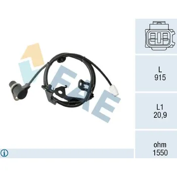 ABS Snímač, počet otáček kol FAE 78558