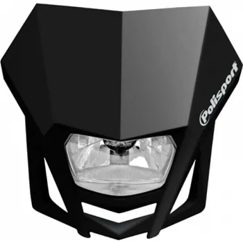 Osvětlení pro motocykl POLISPORT světlomet přední model LMX (žárovka halogen) barva černá (POLISPORT světlomet přední model LMX (žárovka halogen) barva černá)