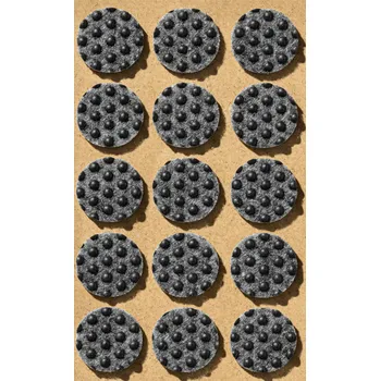 Podložka pod nábytek Samolepicí filc-kulatý, ⌀30mm (15ks/arch)-šedý
