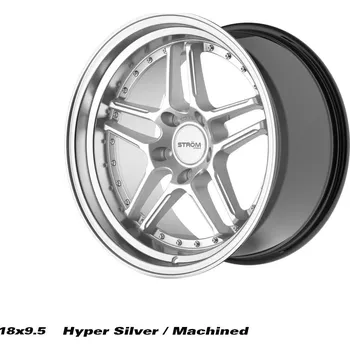 Alu kolo STROM DS-05 disk 18x9.5 5x120 72.6 ET15, Hyper Silver / Polished Dish